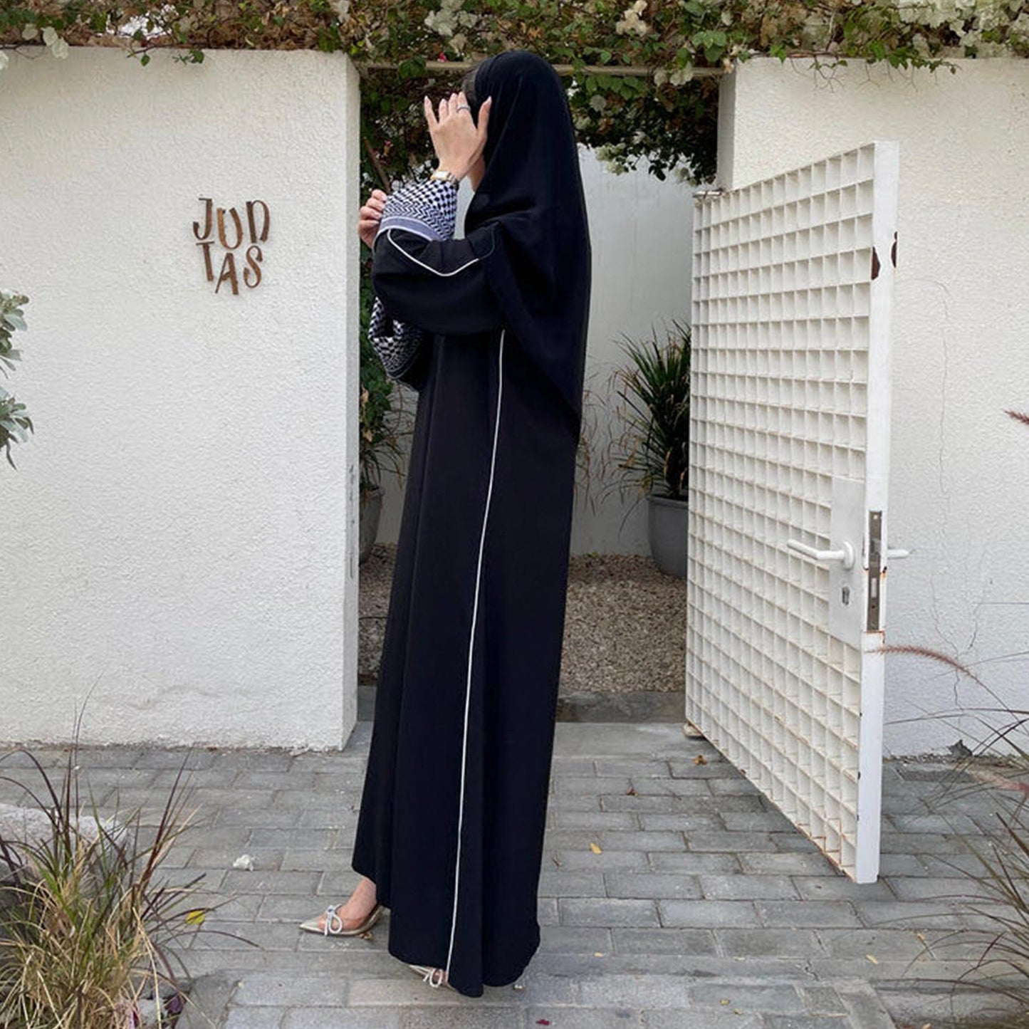 LUMAYA LM1181 Patchwork Elegant Abaya