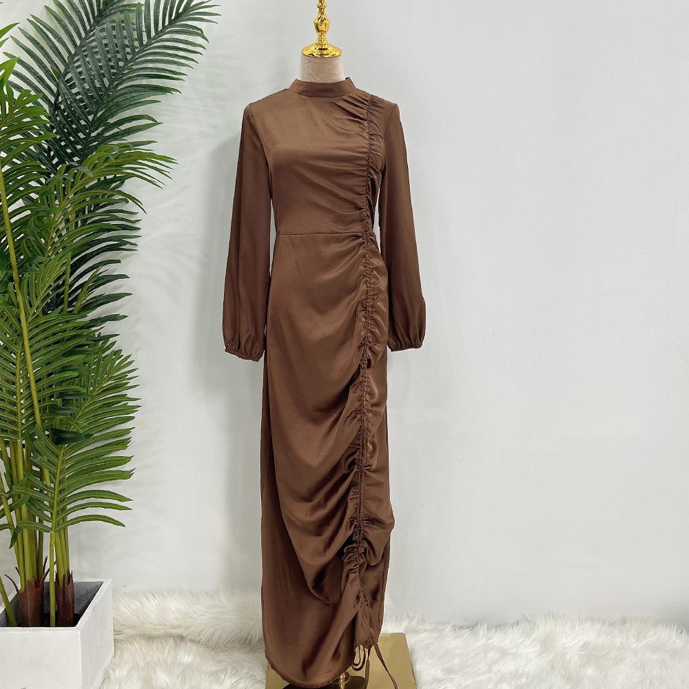 LUMAYA LUMAYA1045 Solid Color Large Robe Dress
