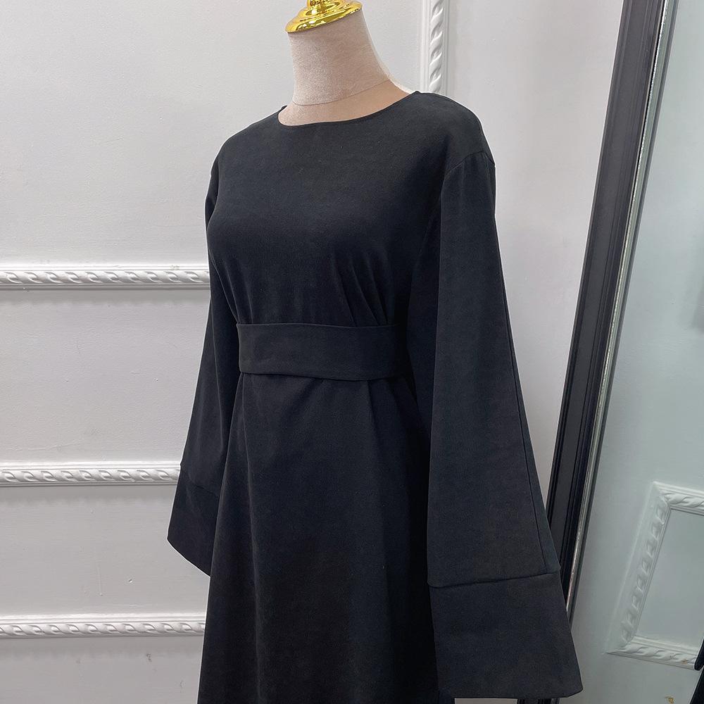 LUMAYA LUMAYA1011 Solid Color Tunic Dress