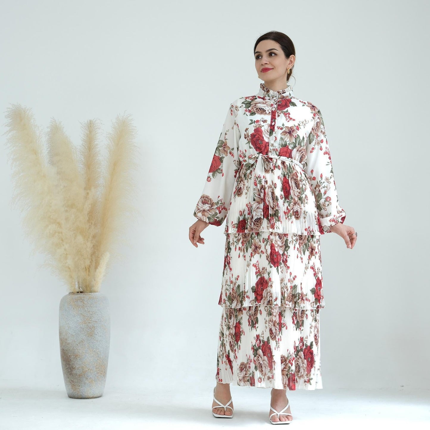 LUMAYA LUMAYA1009 Pure Beauty Printed Dress
