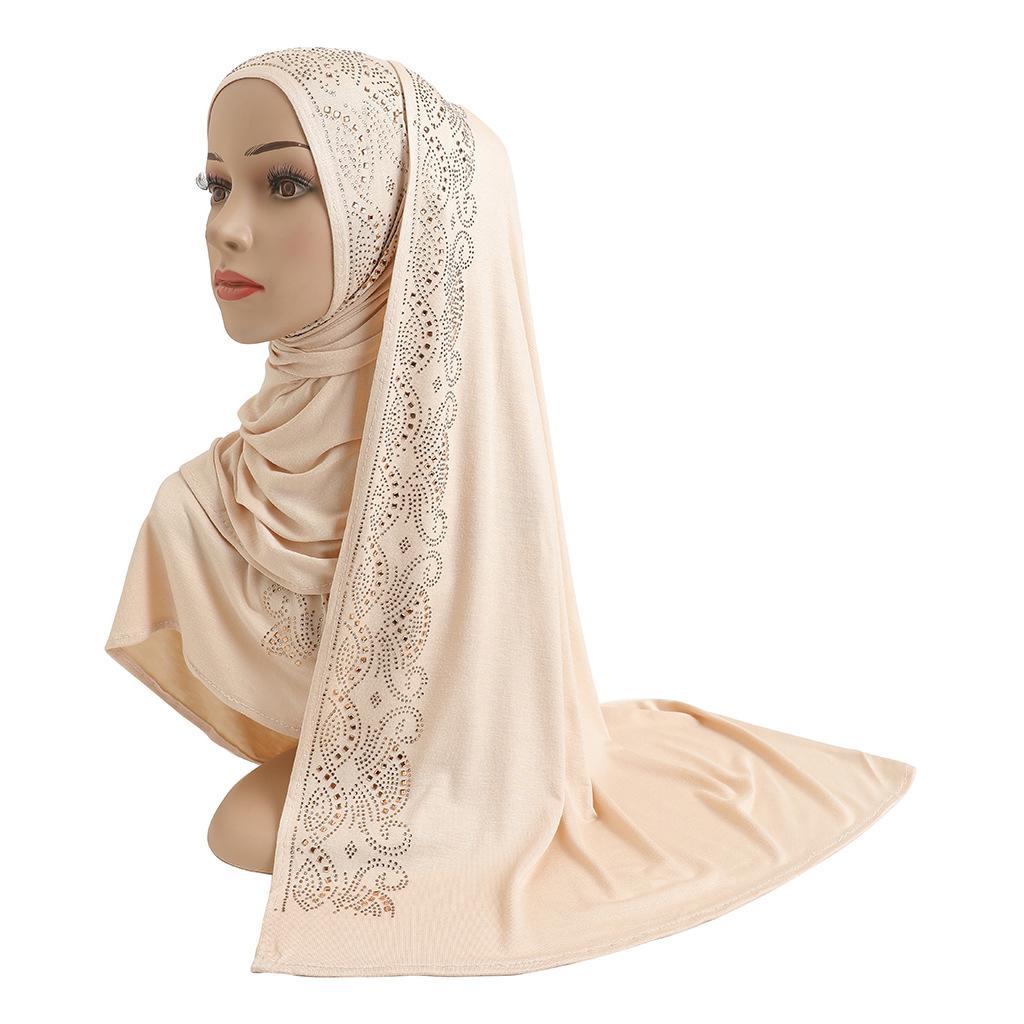 LUMAYA LM1144 Cotton Hot Gold Glass Diamond Headband