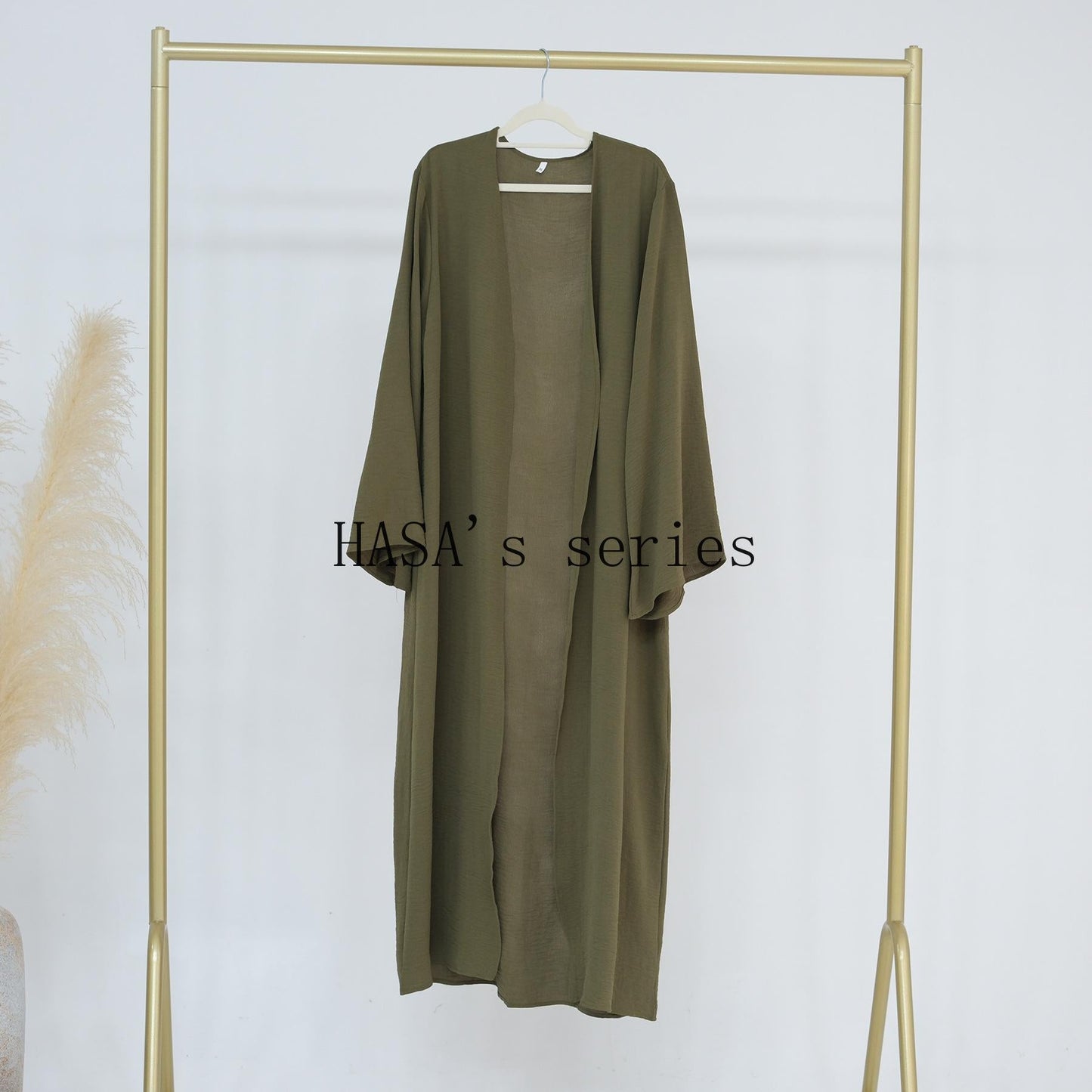 LUMAYA5107 Minimalist Style Three-piece Set | Solid Color Long Coat Paired with A Loose Two-piece Suit.