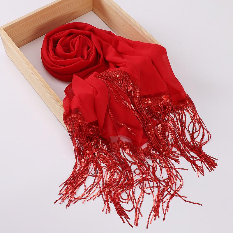 LUMAYA LM1139 Pearl Chiffon Scarf