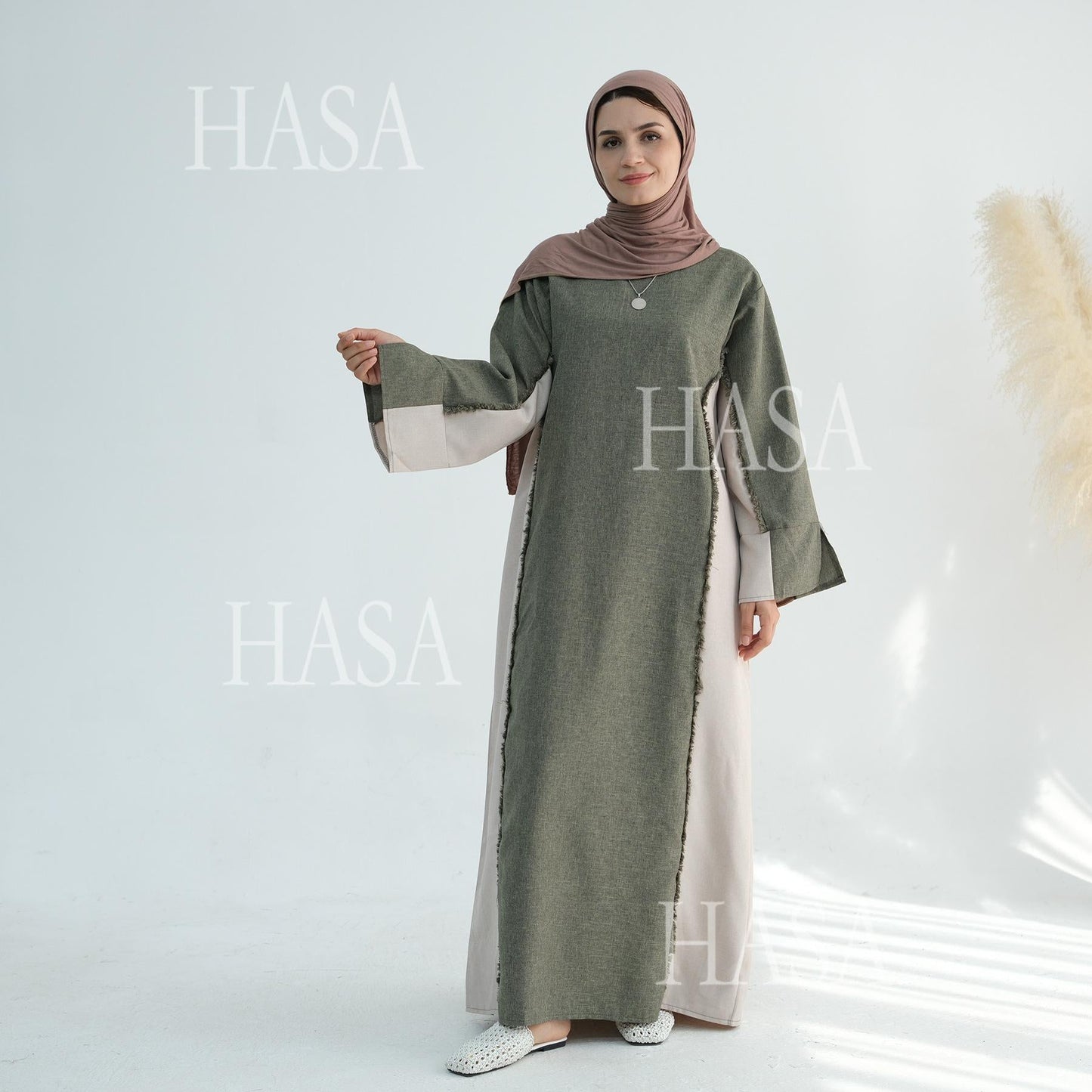 LUMAYA5606 Stylish Patchwork Robe - Cardigan and Dress (belt Pockets Only on Dress) party  wear red dress graduation  dress thick  thigh 2  part bow  outfits