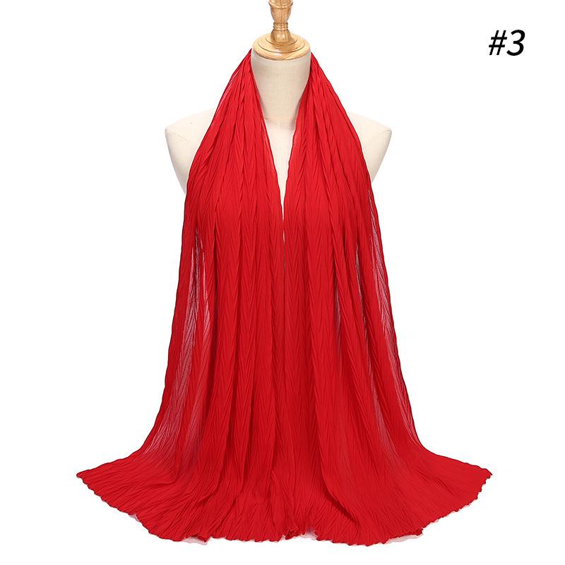 LUMAYA LM1137 Pearl Chiffon Baotou Scarf