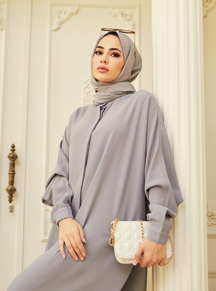 LUMAYA LUMAYA0519 Bat Sleeves Long Robe