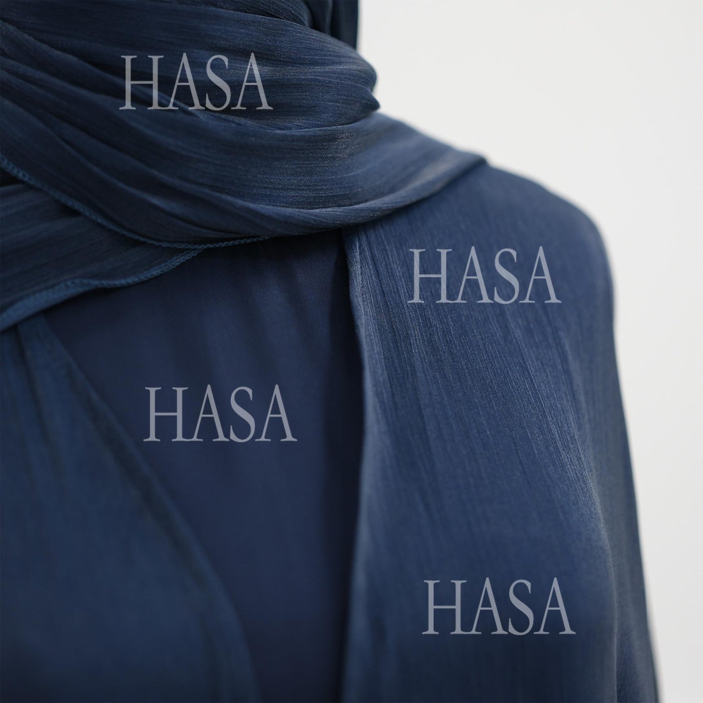 LUMAYA6553  Two-Piece Solid Abaya with Beaded Details and Matching Scarf Option
