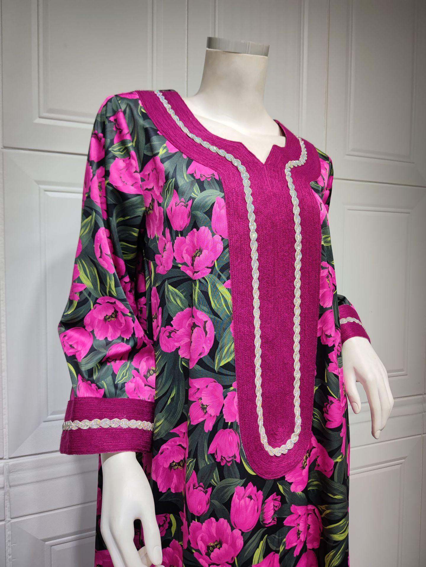 LUMAYA LUMAYA1072 Fashion New Product Hot Diamond Printed Dress
