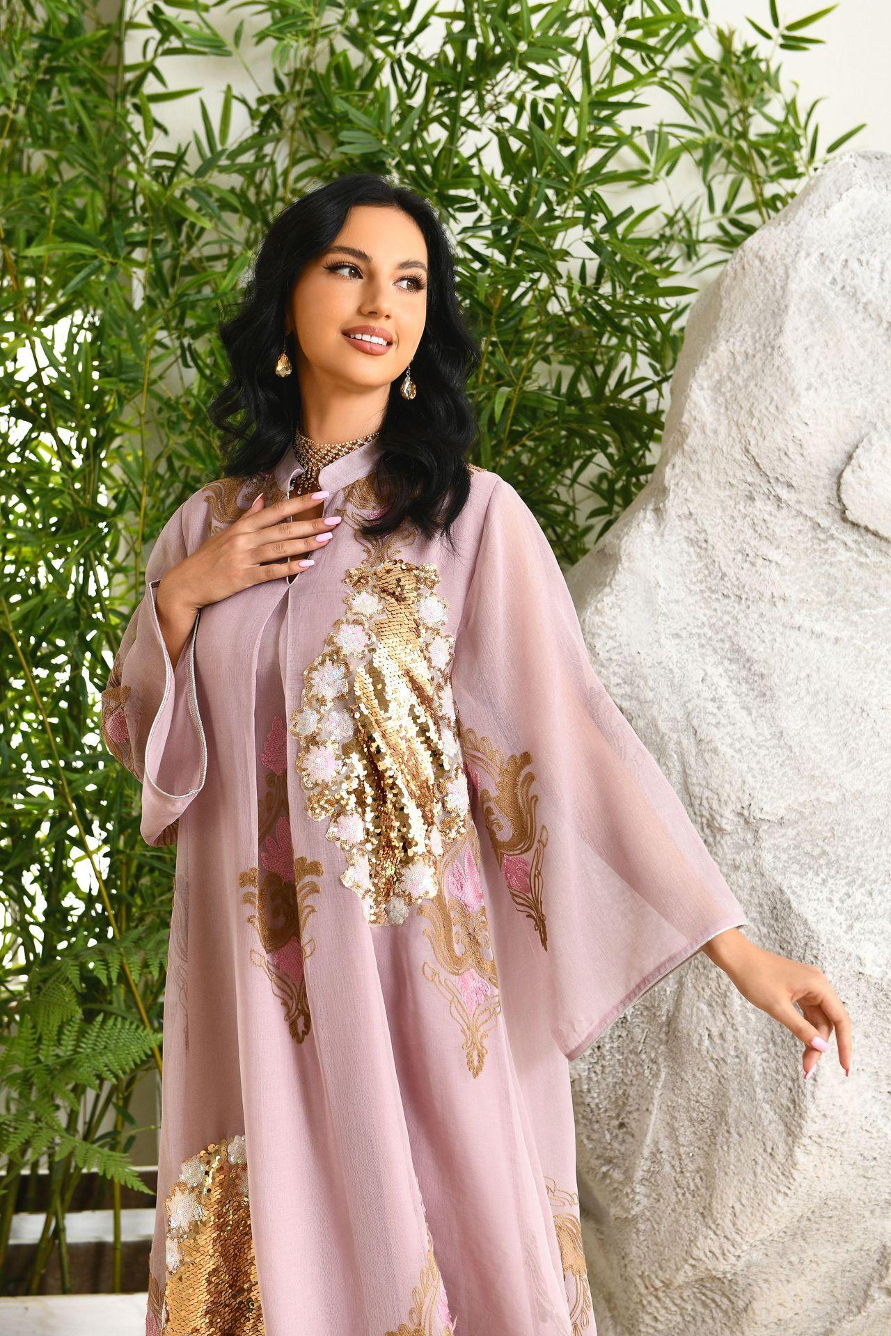 LUMAYA LUMAYA0443 Muslim Embroidered Dress