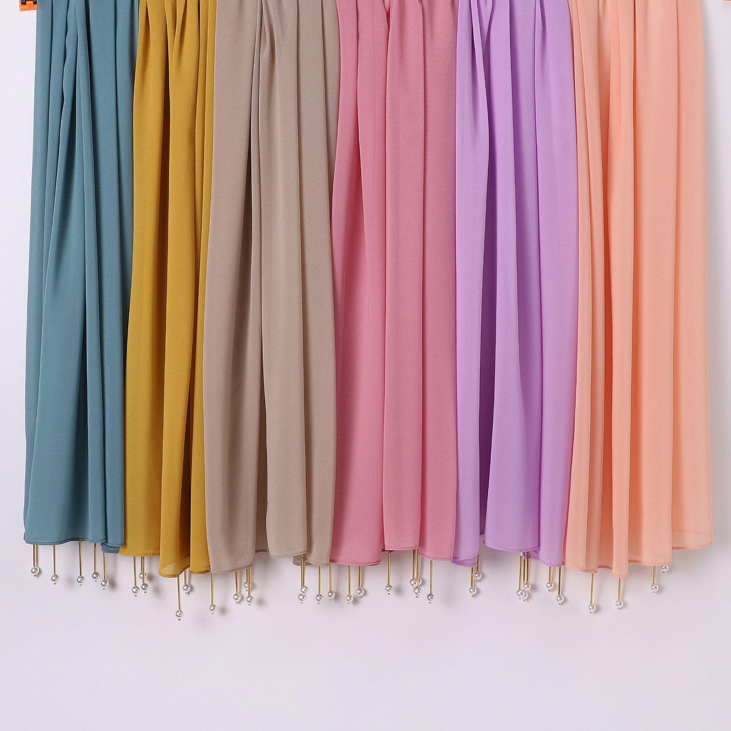 LUMAYA LM1113 Chiffon Headscarf Muslim Hijab
