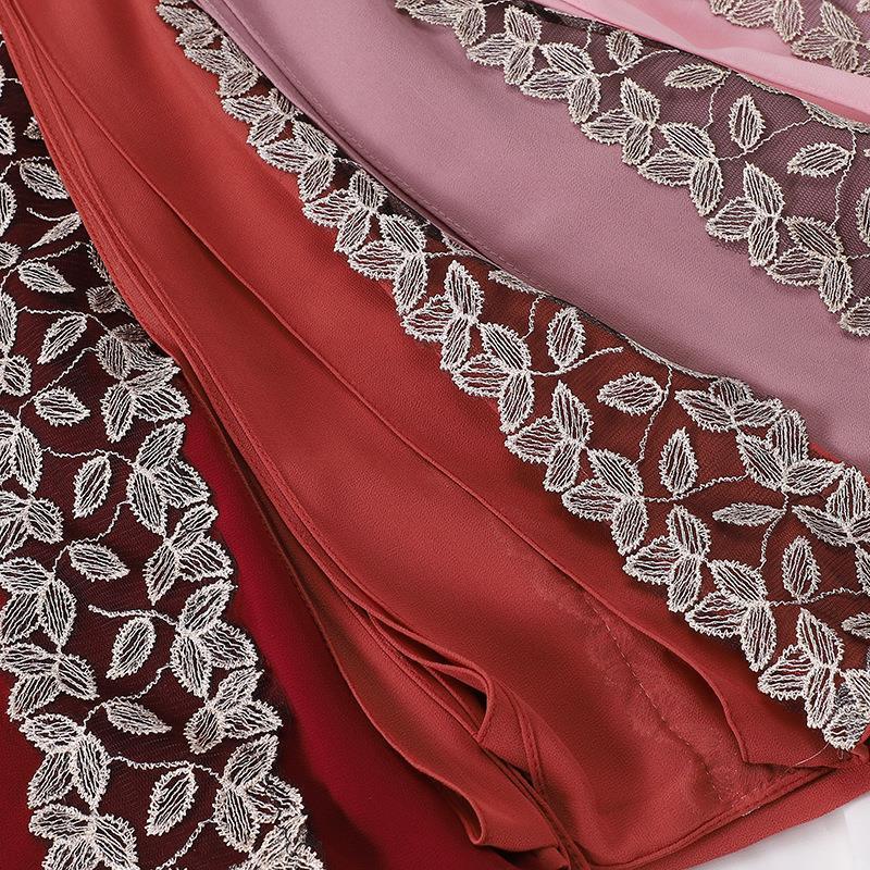 LUMAYA LM1130 Pearl Chiffon Lace Headscarf