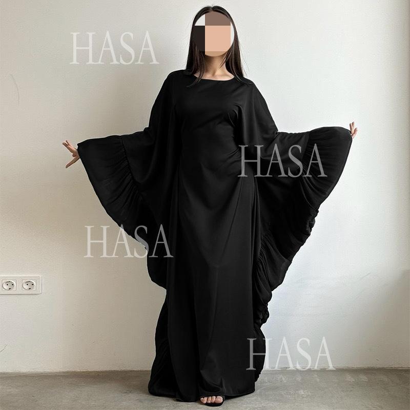 LUMAYA6473 Elegant and Graceful Heavy Stitching Lace Sleeve Robe