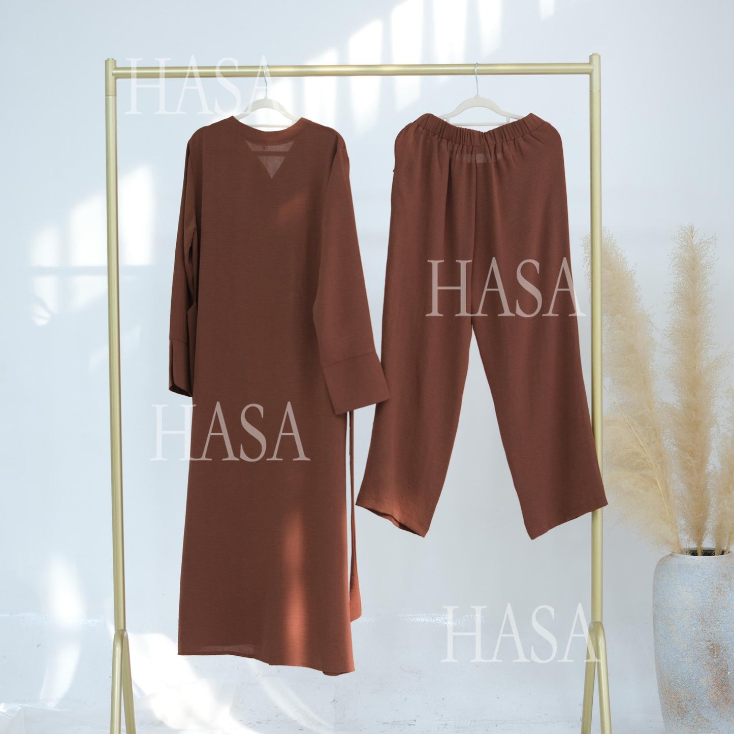 LMSA LM5869 Summer Cool Two-piece Suit-multi-color Button Design
