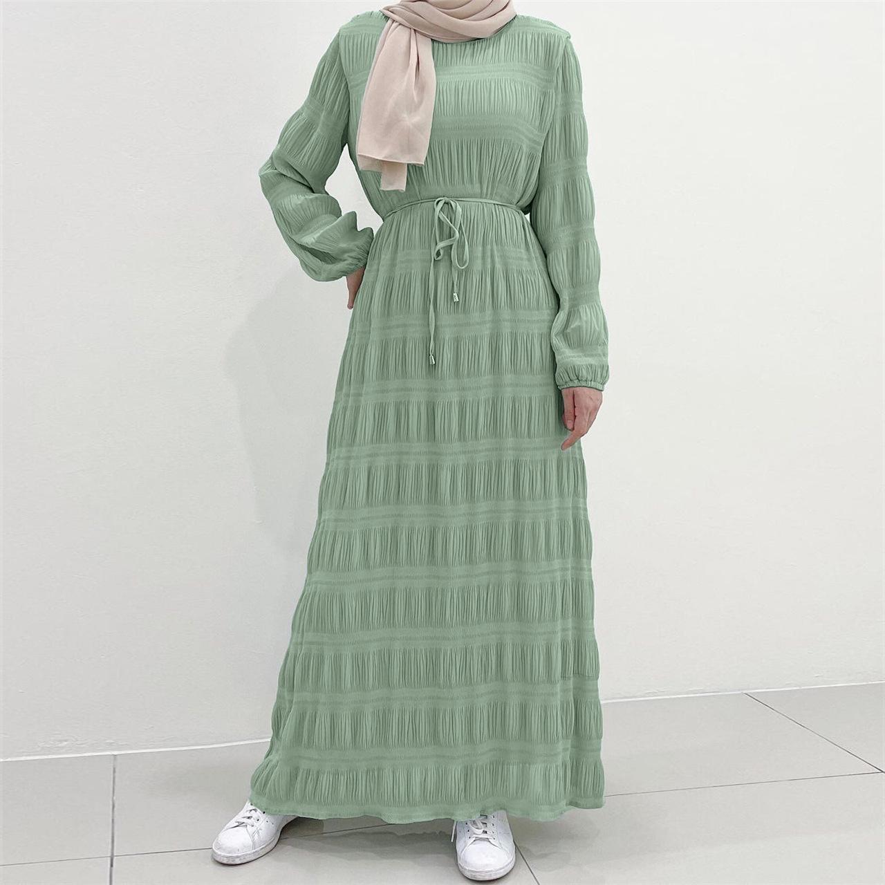 LUMAYA LUMAYA1049 Long Chiffon Pleated Dress