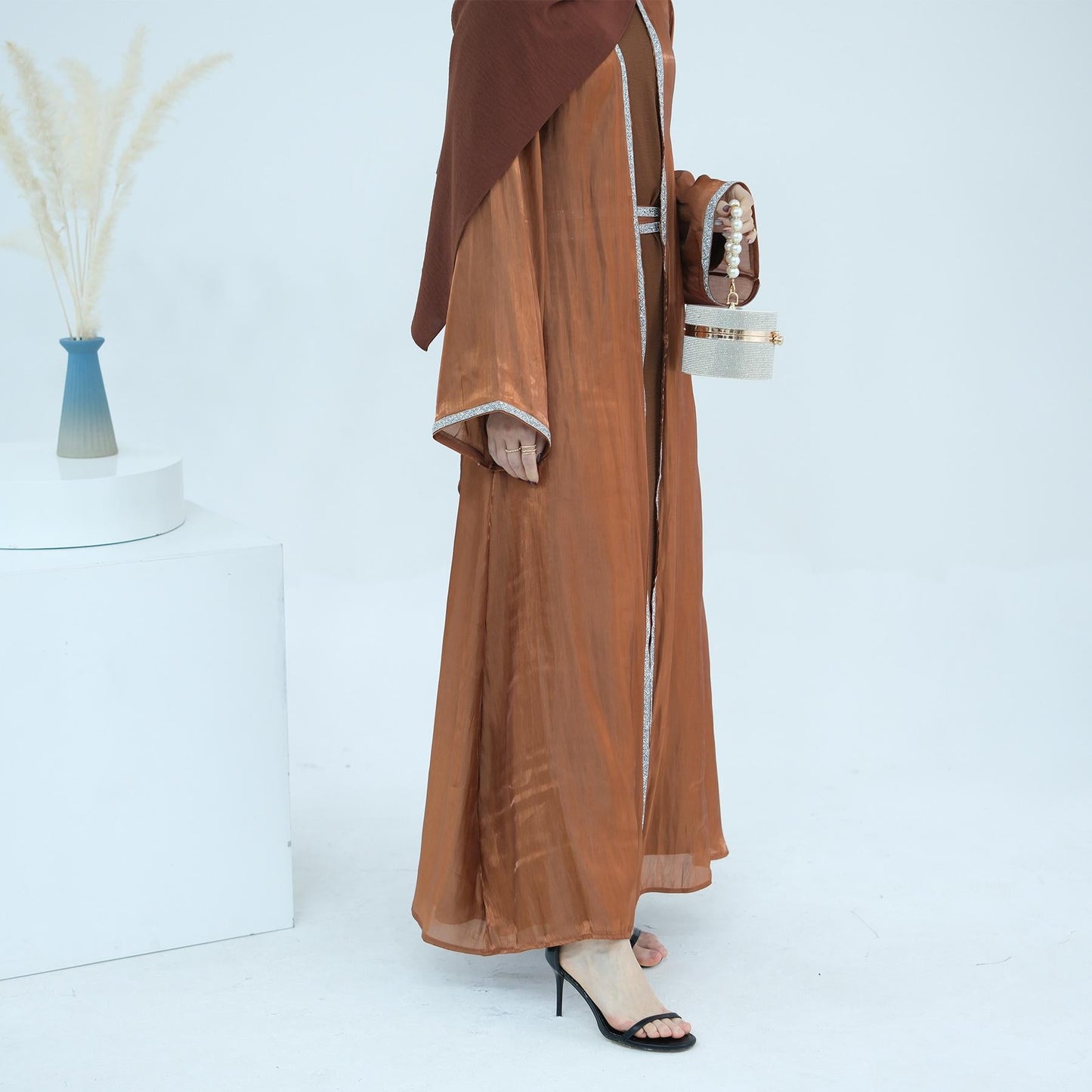 LUMAYA LM1184 2pcs Set Cardigan+Inner Dress