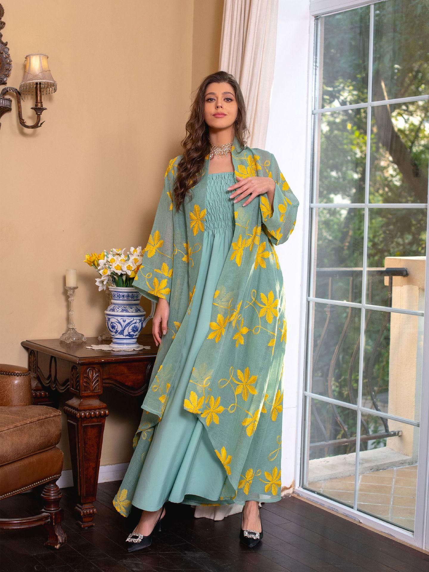 LUMAYA LUMAYA1076 2pcs Inner Dress  with Cardigan
