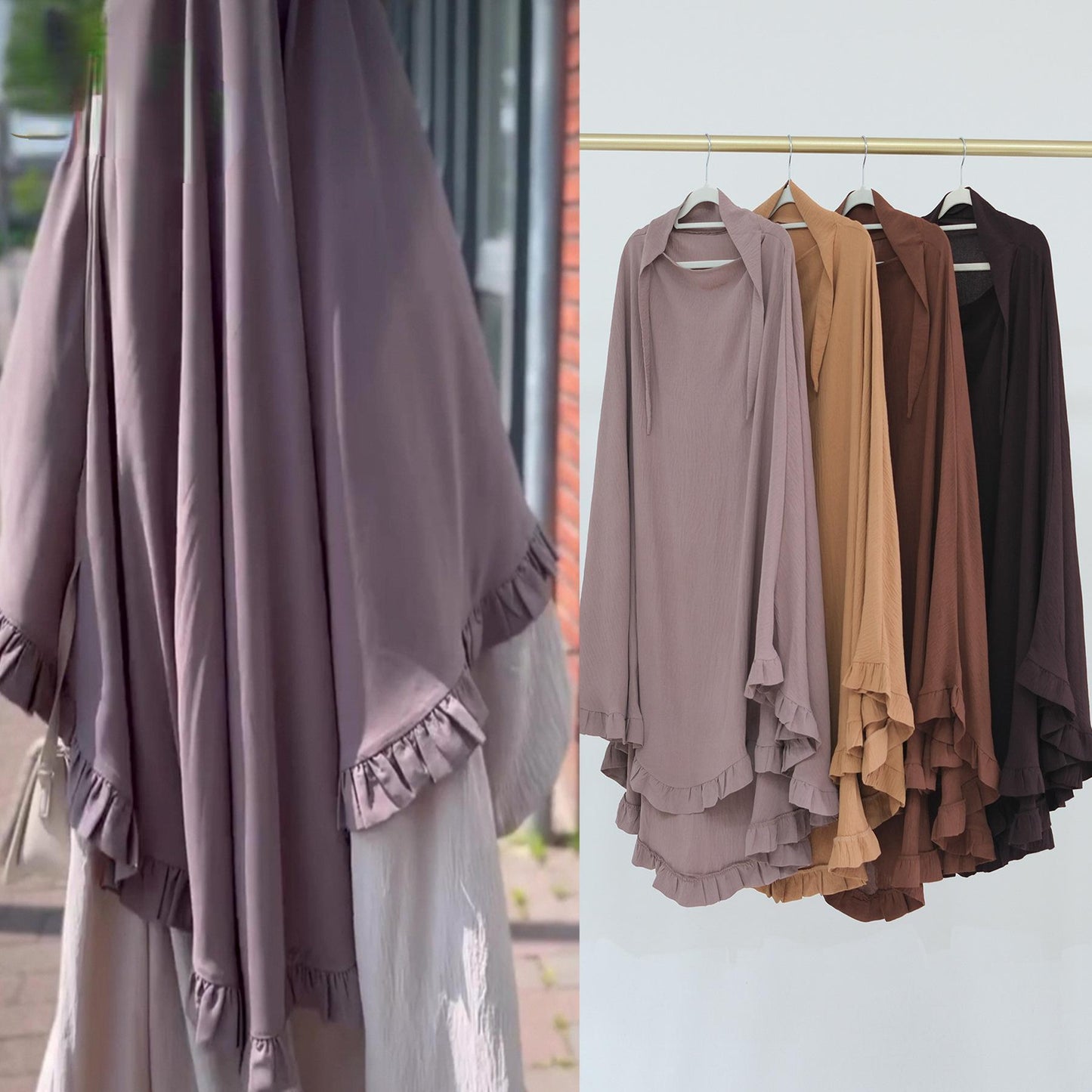 LUMAYA LUMAYA0993 Solid Color Headscarf