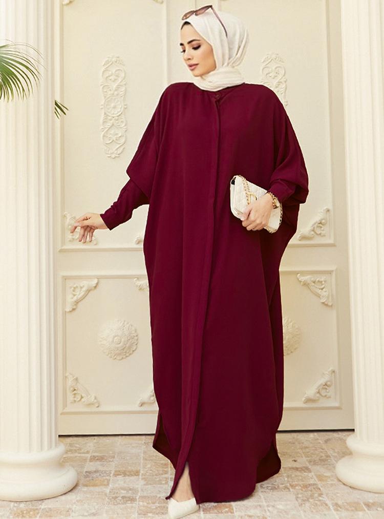 LUMAYA LUMAYA0519 Bat Sleeves Long Robe