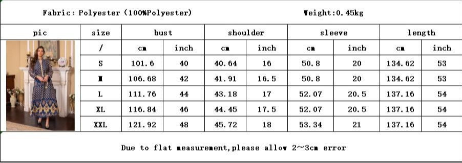 LM6640 Elegant Openwork Embroidered Abaya Long Dress