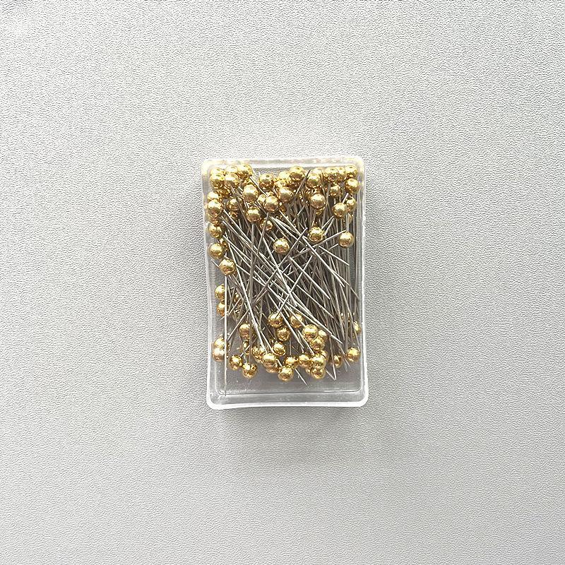 LUMAYA LUMAYA1066 100pcs/box Stainless Steel Pearl Breast Needle Scarf Button
