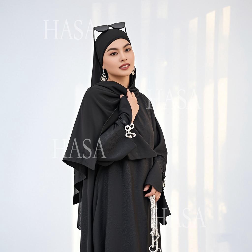 LUMAYA5867 Bow-knot Cuff Long Skirt | Elegant and Radiant