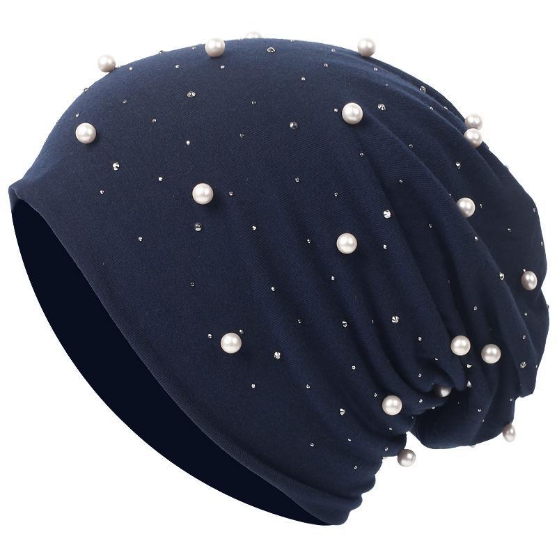 LUMAYA LM1092 Pearl Hot Diamond Pullover Cap