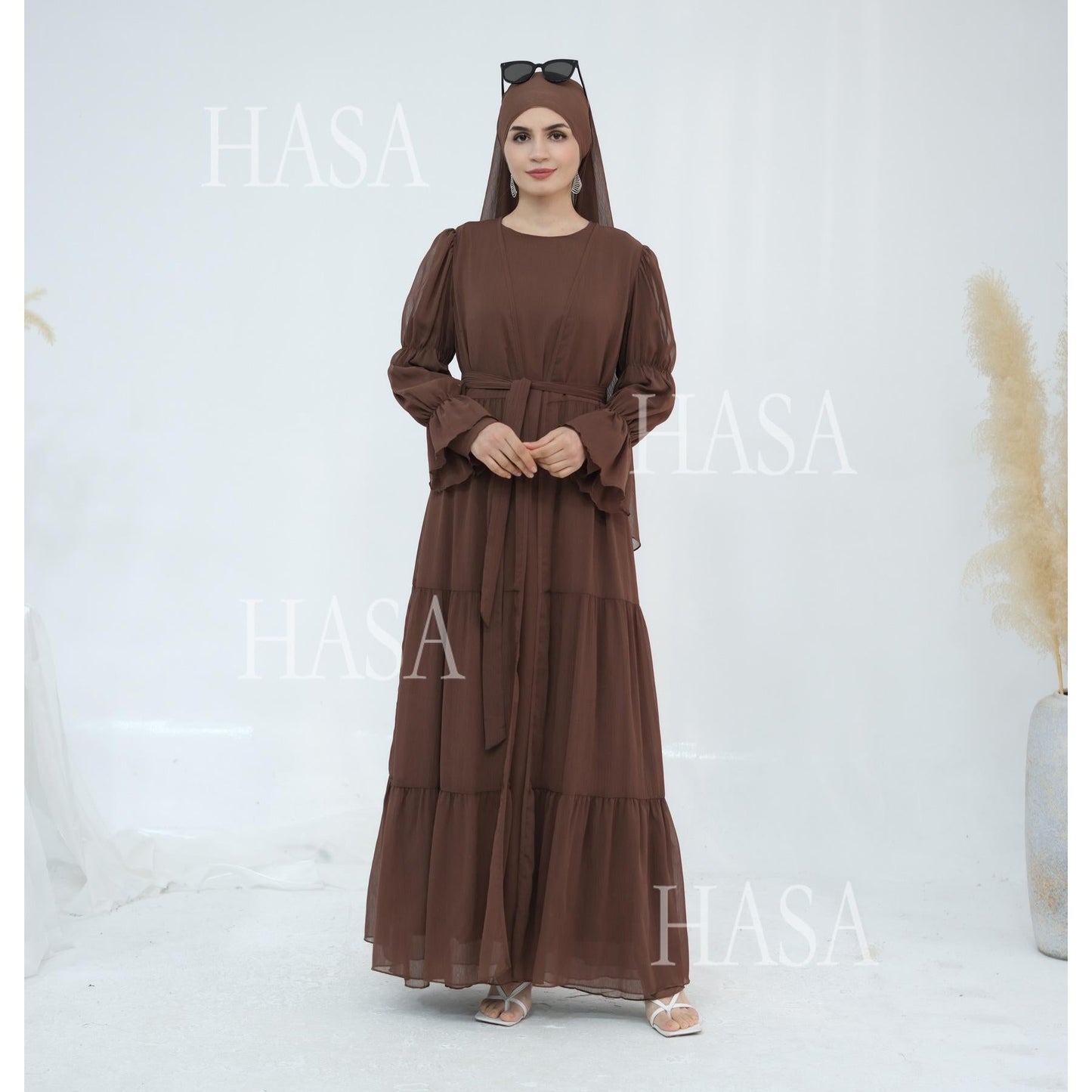 LUMAYA5881 Simple Two-piece Suit, A Dress Combination TLUMAYAt Combines Comfort and Elegance closed abayas