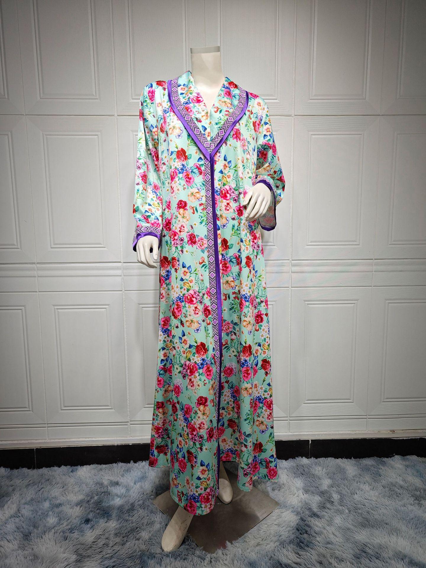 LUMAYA LUMAYA1079 Fashion Printed Hot Diamond Dress
