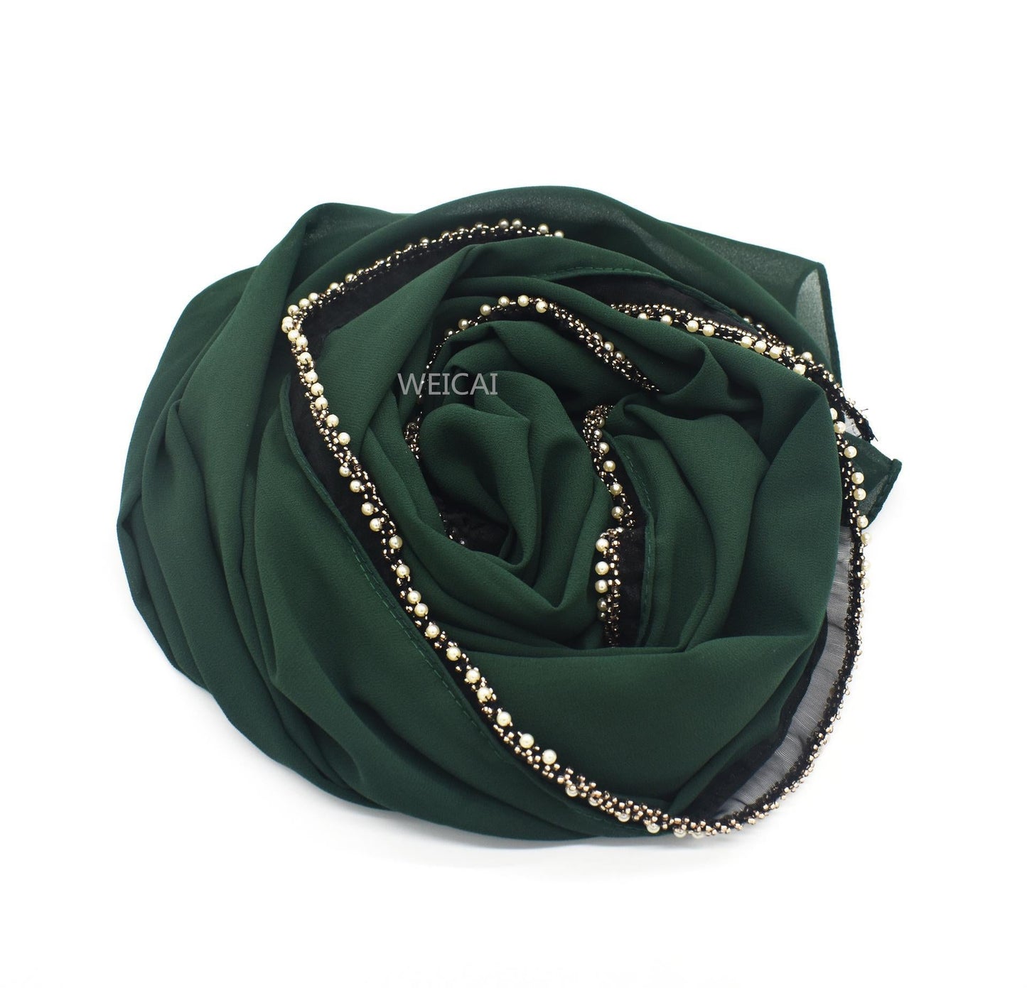 LUMAYA LM1117 Solid Chiffon Headband Hijab