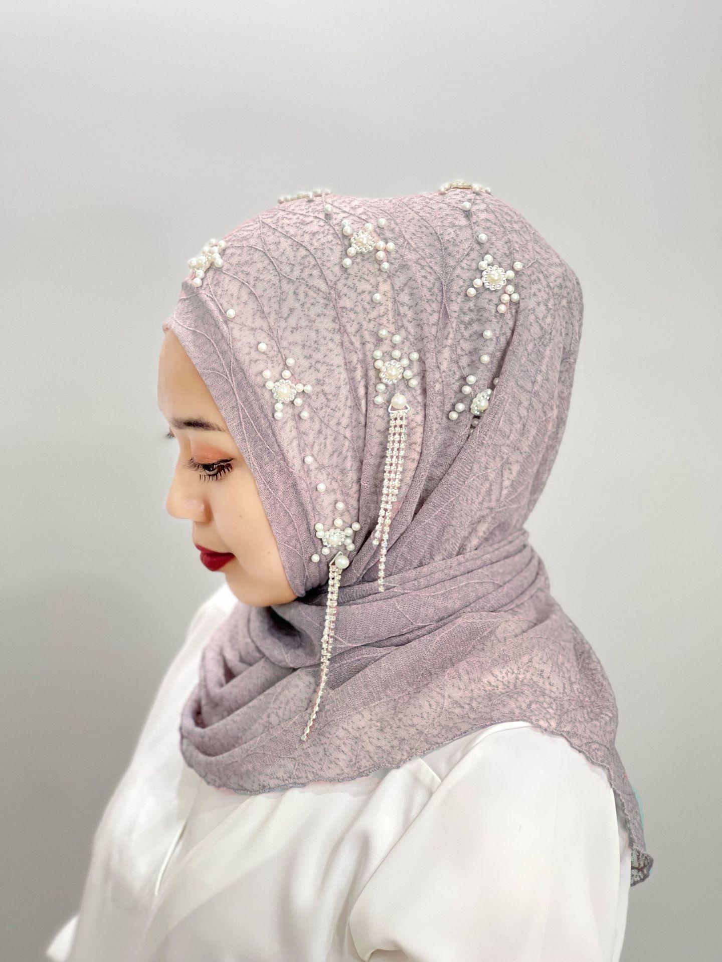 LUMAYA LM1107 Solid Color Headband Gold Thread Bead Flower SLMwl LMt Headband
