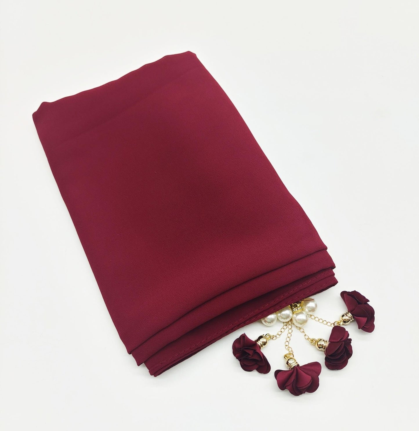 LUMAYA LUMAYA1055 Pearl Flower Hijab
