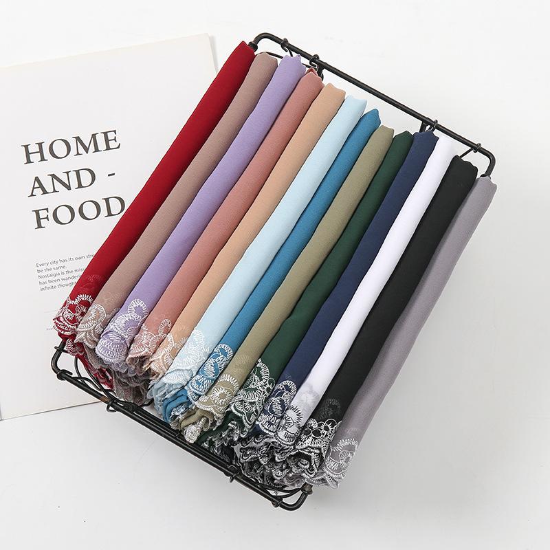 LUMAYA LM1124 Chiffon Fashion Lace Scarf