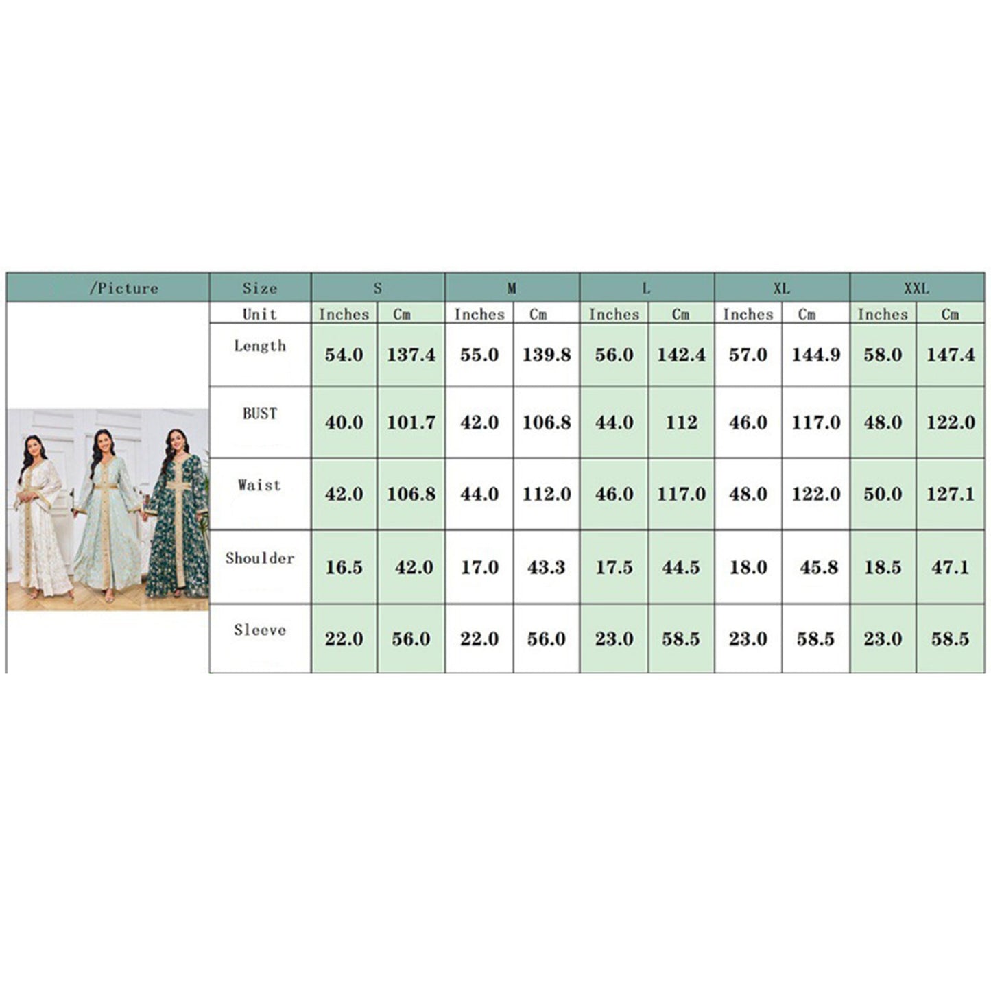LM1249 Elegant Floral Abaya with Golden Detailing